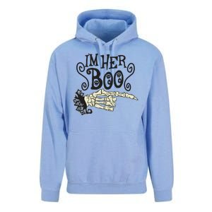 Funny Halloween I'm Her Boo Matching Couple Shirts Unisex Surf Hoodie