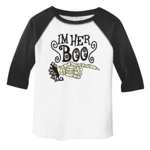 Funny Halloween I'm Her Boo Matching Couple Shirts Toddler Fine Jersey T-Shirt