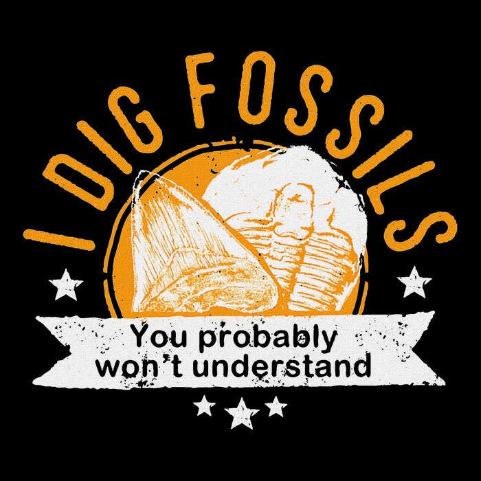 Fossil Hunter I Dig Fossils Fossil Collector Full-Length Apron With Pockets
