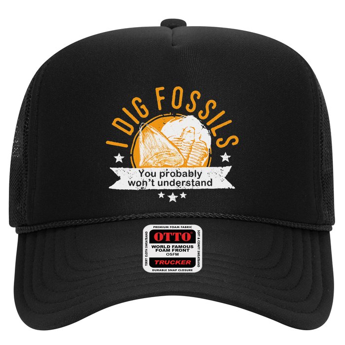 Fossil Hunter I Dig Fossils Fossil Collector Trucker Hat