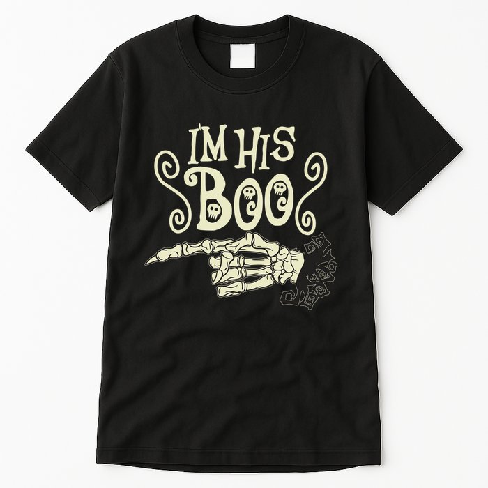 Funny Halloween I'm His Boo Matching Couple Shirts Tall T-Shirt