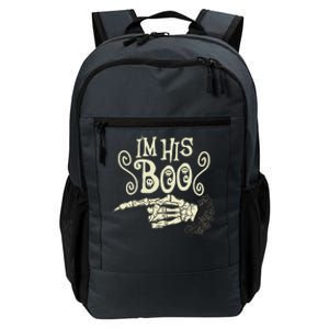 Funny Halloween I'm His Boo Matching Couple Shirts Daily Commute Backpack