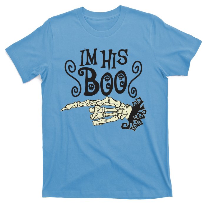 Funny Halloween I'm His Boo Matching Couple Shirts T-Shirt