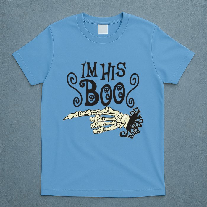 Funny Halloween I'm His Boo Matching Couple Shirts T-Shirt