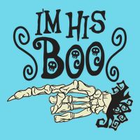 Funny Halloween I'm His Boo Matching Couple Shirts T-Shirt