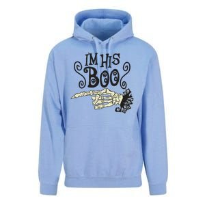 Funny Halloween I'm His Boo Matching Couple Shirts Unisex Surf Hoodie