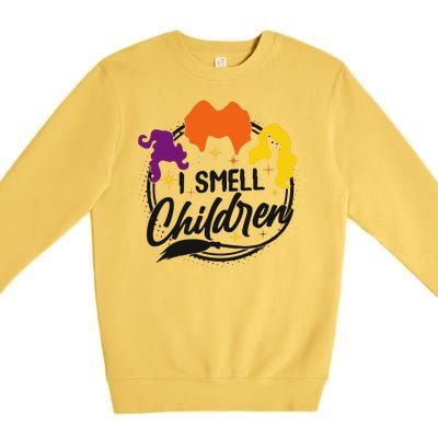 Funny Halloween I Smell Children Premium Crewneck Sweatshirt