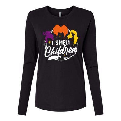 Funny Halloween I Smell Children Womens Cotton Relaxed Long Sleeve T-Shirt