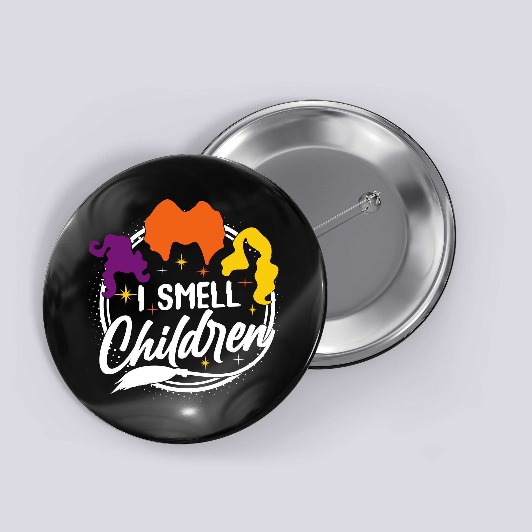Funny Halloween I Smell Children Button