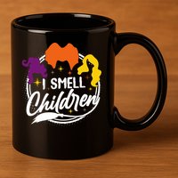 Funny Halloween I Smell Children 11oz C Handle Ceramic Mug
