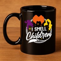 Funny Halloween I Smell Children 11oz C Handle Ceramic Mug