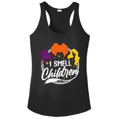 Funny Halloween I Smell Children Ladies PosiCharge Competitor Racerback Tank