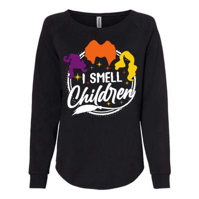 Funny Halloween I Smell Children Womens California Wash Sweatshirt