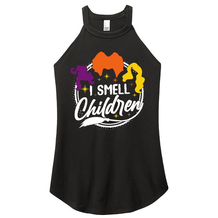 Funny Halloween I Smell Children Women's Perfect Tri Rocker Tank