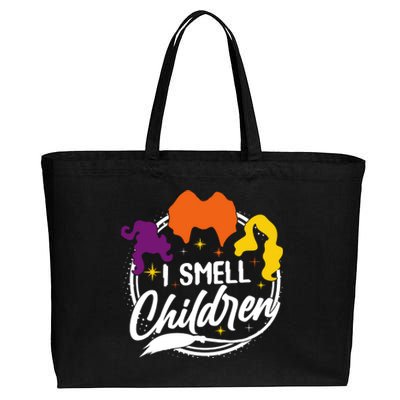 Funny Halloween I Smell Children Cotton Canvas Jumbo Tote