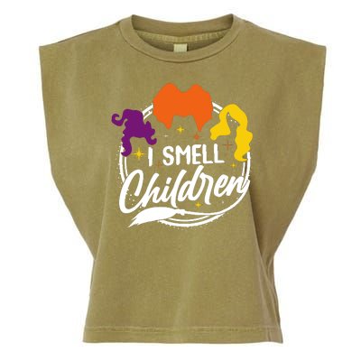 Funny Halloween I Smell Children Garment-Dyed Women's Muscle Tee