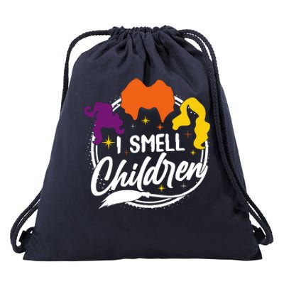 Funny Halloween I Smell Children Drawstring Bag