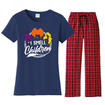 Funny Halloween I Smell Children Women's Flannel Pajama Set