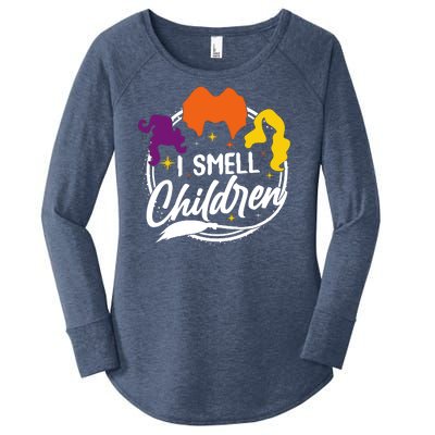 Funny Halloween I Smell Children Women's Perfect Tri Tunic Long Sleeve Shirt