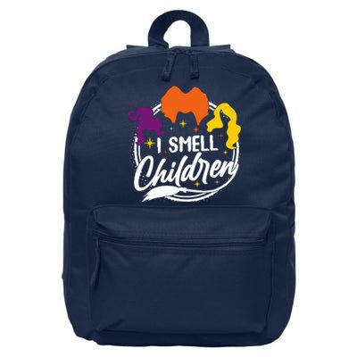 Funny Halloween I Smell Children 16 in Basic Backpack