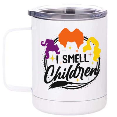 Funny Halloween I Smell Children 12 oz Stainless Steel Tumbler Cup