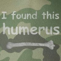 Funny Humorous I Found This Humerus Bone Legacy Tie Dye Trucker Hat