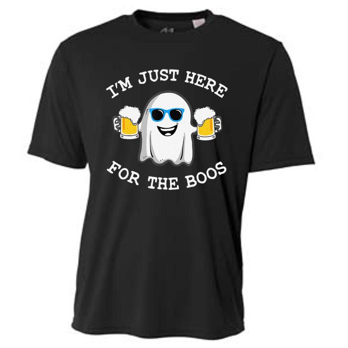 Funny Halloween IM Just Here For Boos Cooling Performance Crew T-Shirt