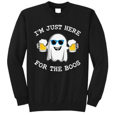 Funny Halloween IM Just Here For Boos Sweatshirt