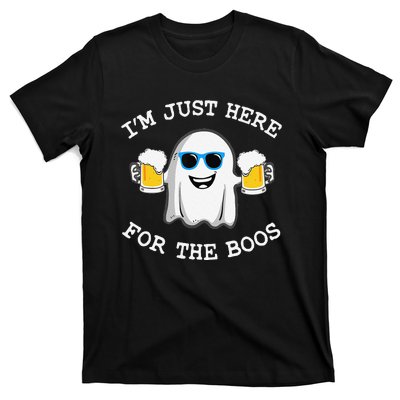 Funny Halloween IM Just Here For Boos T-Shirt