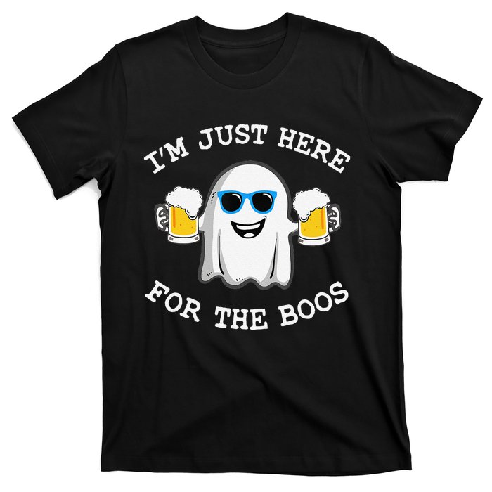 Funny Halloween IM Just Here For Boos T-Shirt