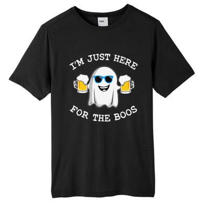 Funny Halloween IM Just Here For Boos Tall Fusion ChromaSoft Performance T-Shirt