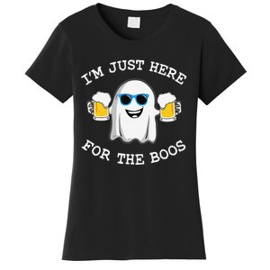 Funny Halloween IM Just Here For Boos Women's T-Shirt