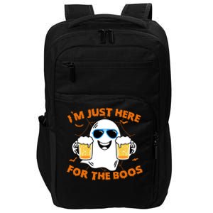 Funny Halloween Im Just Here For The Boos Costume Gift Impact Tech Backpack