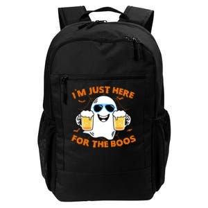 Funny Halloween Im Just Here For The Boos Costume Gift Daily Commute Backpack