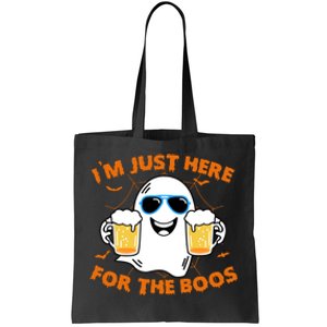 Funny Halloween Im Just Here For The Boos Costume Gift Tote Bag