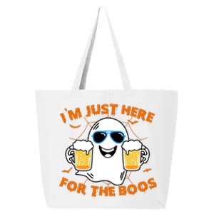 Funny Halloween Im Just Here For The Boos Costume Gift 25L Jumbo Tote