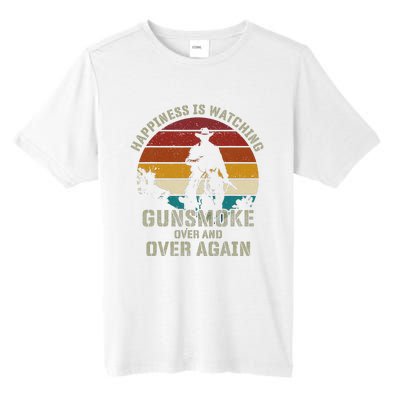 Funny Happiness Is Watching Gunsmoke Over And Over Again Cowboys Tall Fusion ChromaSoft Performance T-Shirt