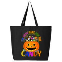 Funny Halloween I'm Just Here For The Candy 25L Jumbo Tote