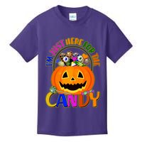 Funny Halloween I'm Just Here For The Candy Kids T-Shirt