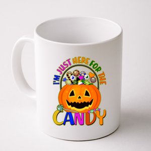 Funny Halloween I'm Just Here For The Candy Coffee Mug