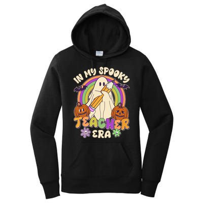 Funny Halloween In My Spooky Teacher Era Women's Pullover Hoodie