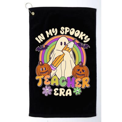 Funny Halloween In My Spooky Teacher Era Golf Towel