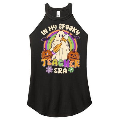 Funny Halloween In My Spooky Teacher Era Women's Perfect Tri Rocker Tank