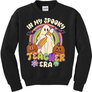 Funny Halloween In My Spooky Teacher Era Kids Sweatshirt