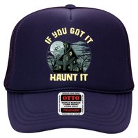 Funny Halloween If You Got It Haunt It Haunted House Hat