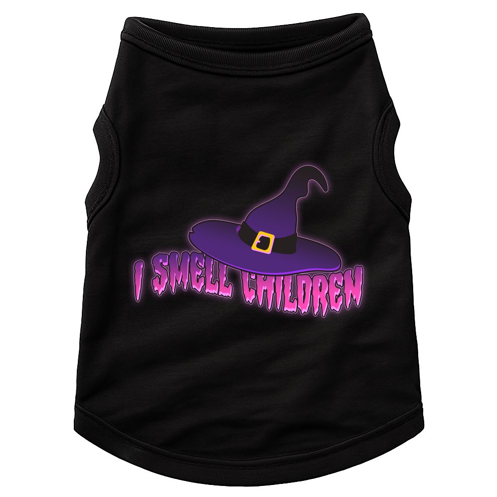 Funny Halloween I Smell Children Witches Doggie Tank