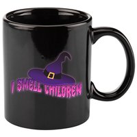 Funny Halloween I Smell Children Witches 11oz C Handle Ceramic Mug