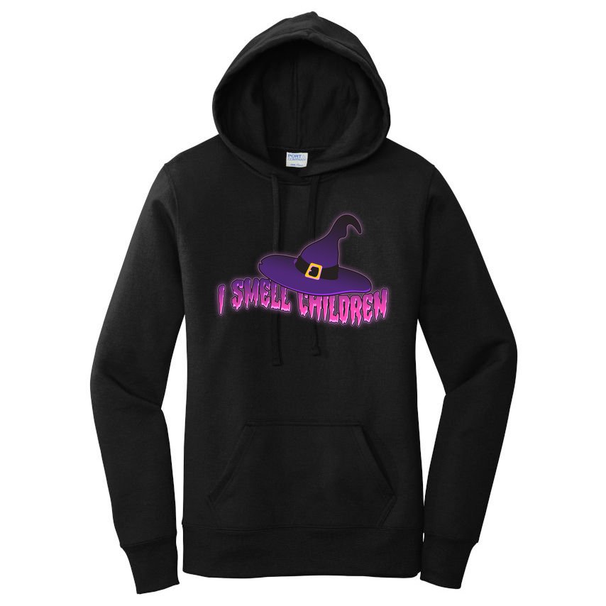 Funny Halloween I Smell Children Witches Women's Pullover Hoodie