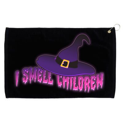 Funny Halloween I Smell Children Witches Grommeted Golf Towel