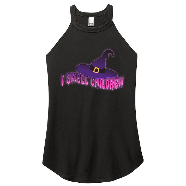Funny Halloween I Smell Children Witches Women's Perfect Tri Rocker Tank